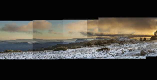 The five original images.